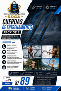 Cuerdas de Entrenamiento Pack de 2 - Battle Ropes